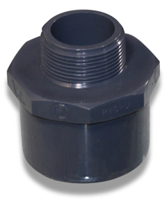 Adapter PVC 63/75x1.1/2" Nipple